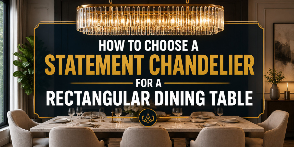 How to Choose a Statement Chandelier for a Rectangular Dining Table