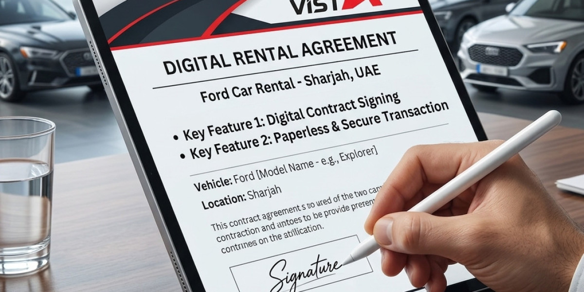 Can I receive a rental agreement before collecting an Ford Car Rental in Sharjah?