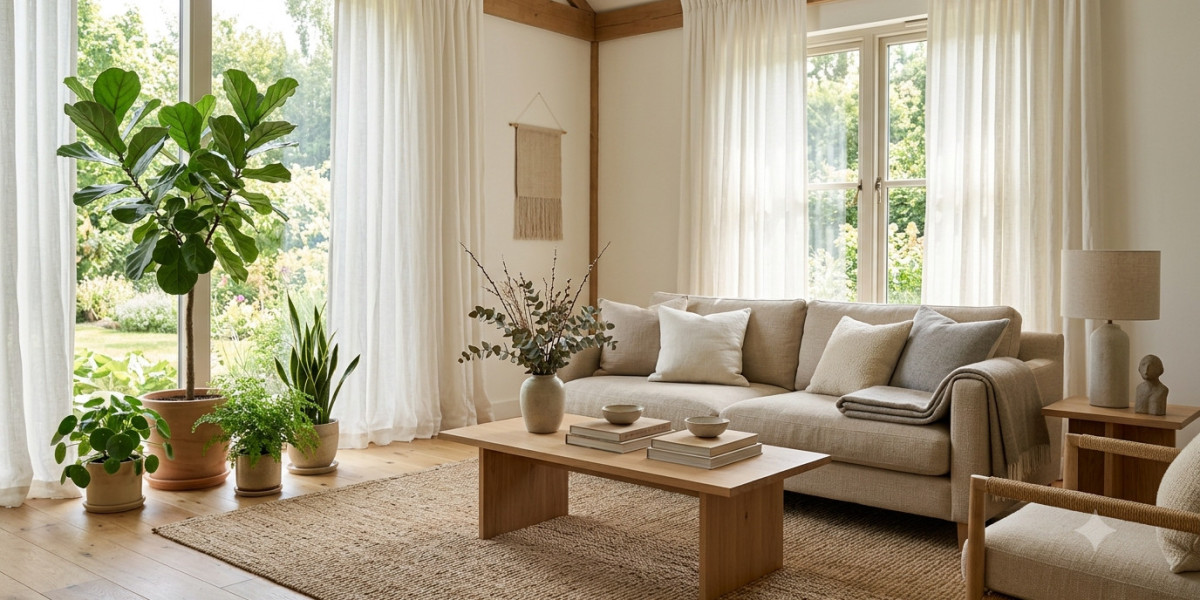 White and Ivory Linen Curtains for a Warm, Elegant Home