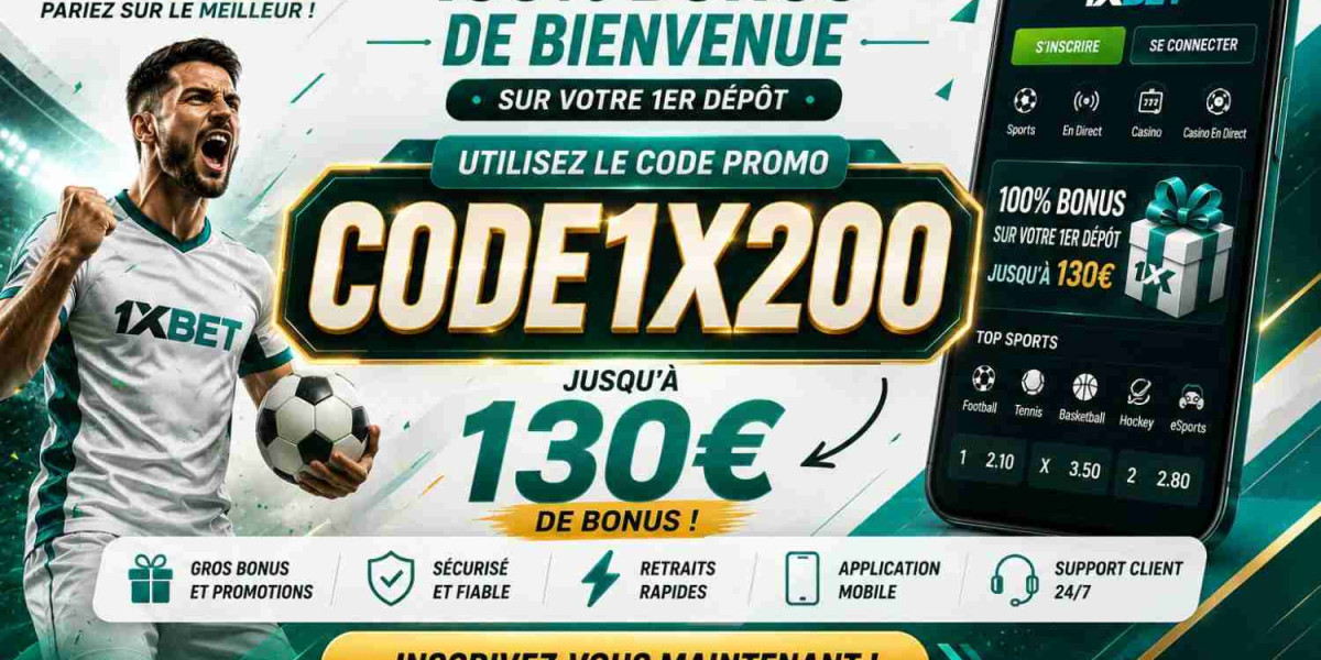 Code promo 1xBet : CODE1X200 – Bonus de 100 % jusqu'à 130 €